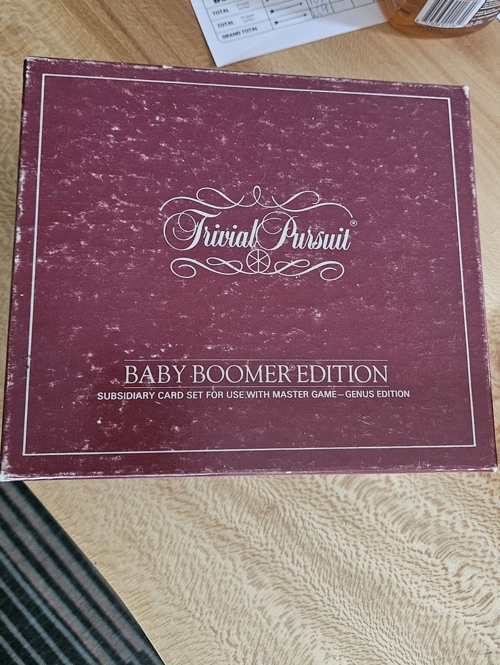 Trivial Pursuit Baby Boomer Edition Subsidiary Card Set For Use With Master Game